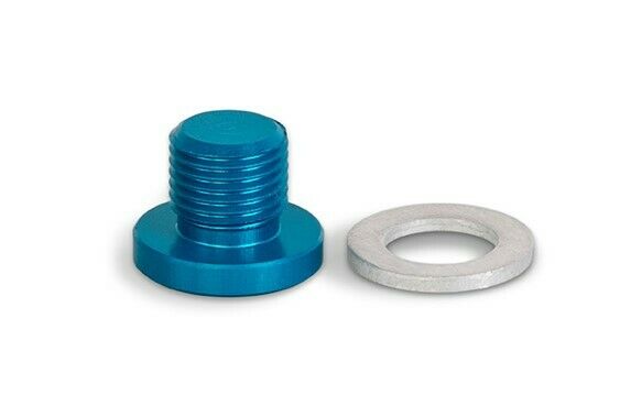 M10 x 1.0 -BLUE- METRIC Hex Allen Key BLANKING PLUG BLOCKER Male Oil - Set of 1